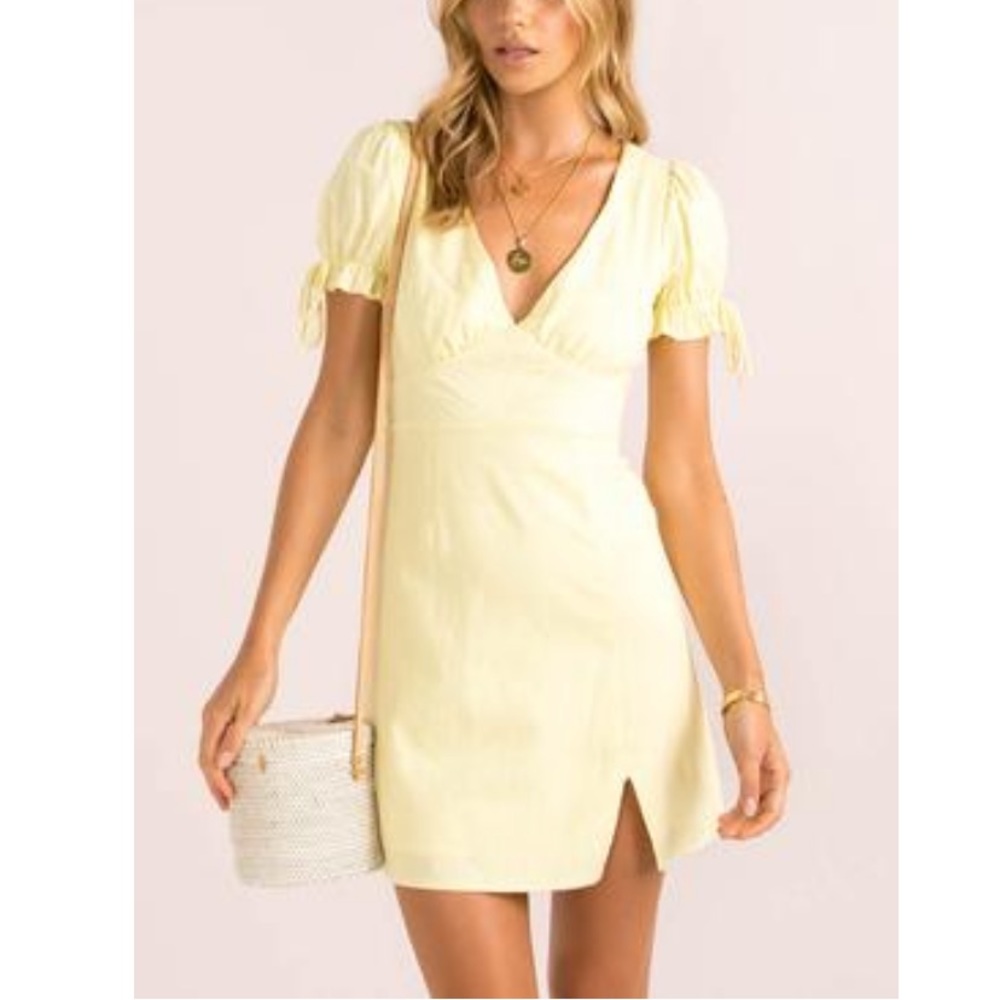 Sundae muse amalfi dress in lemon size 6 aid